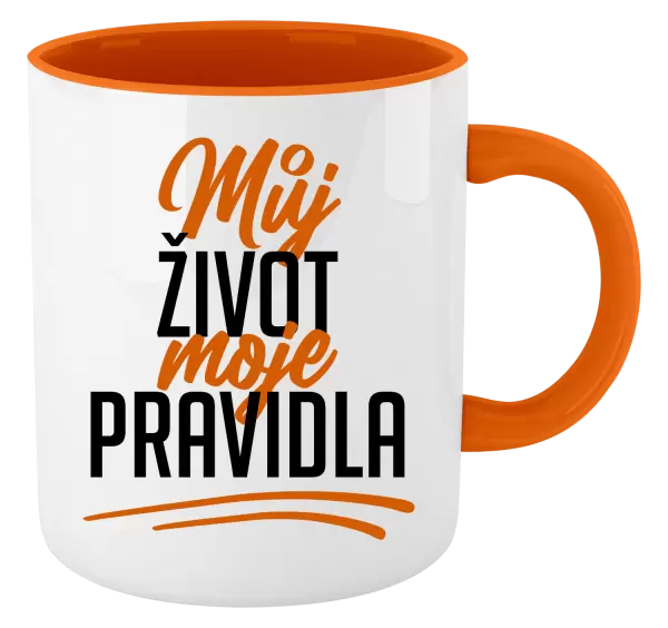 Hrnek Můj život, moje pravidla