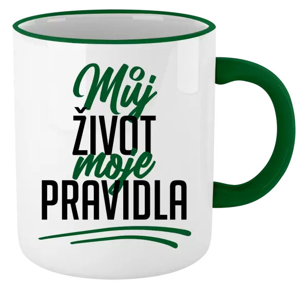 Hrnek Můj život, moje pravidla