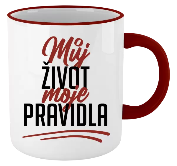 Hrnek Můj život, moje pravidla