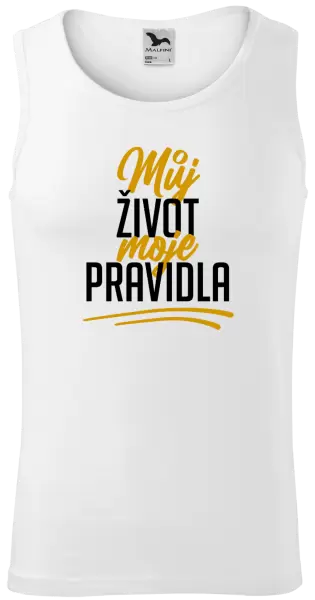 Pánské tílko Můj život, moje pravidla