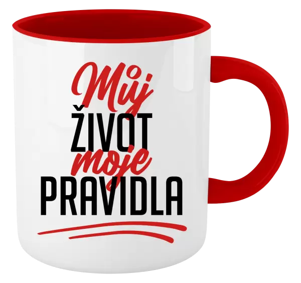 Hrnek Můj život, moje pravidla