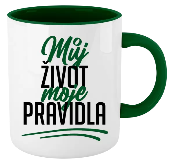 Hrnek Můj život, moje pravidla
