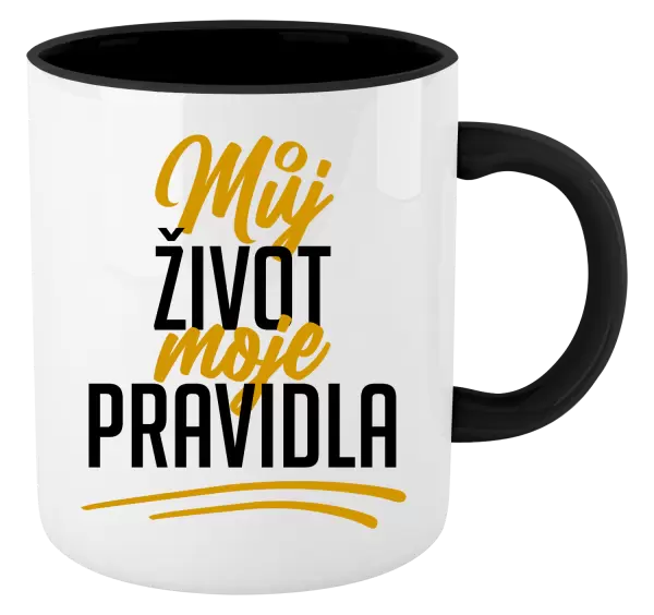 Hrnek Můj život, moje pravidla