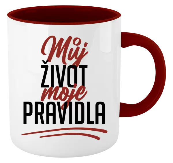 Hrnek Můj život, moje pravidla