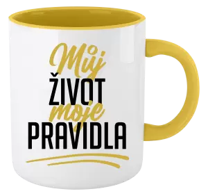 Hrnek Můj život, moje pravidla