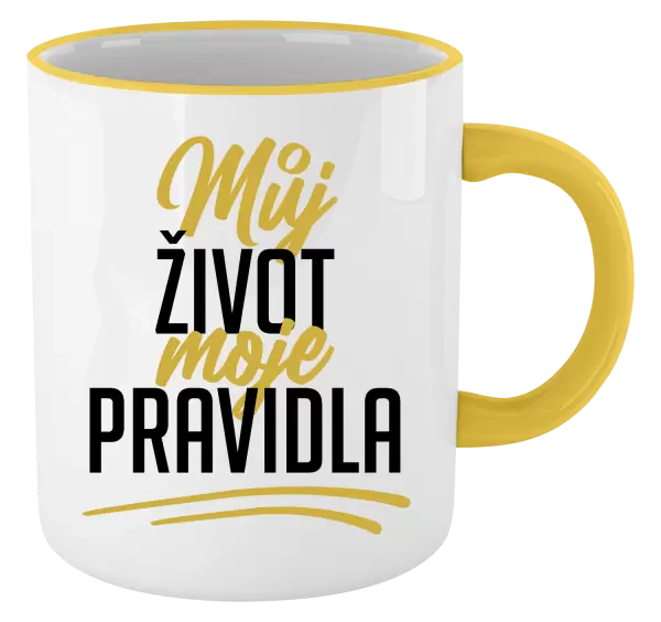 Hrnek Můj život, moje pravidla