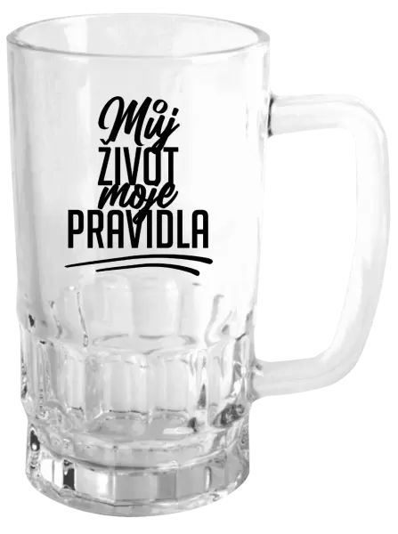 Půllitr Můj život, moje pravidla