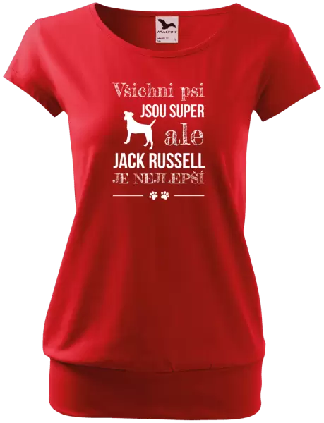 Dámské tričko Jack Russel je nejlepší