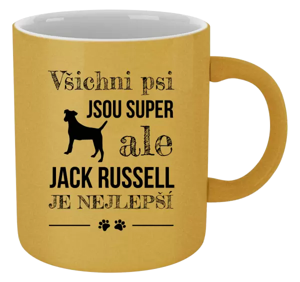 Metalický hrnek Jack Russel je nejlepší