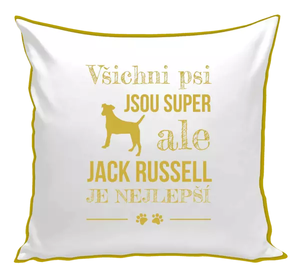 Polštář Jack Russel je nejlepší