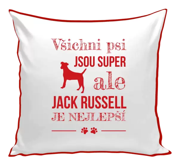 Polštář Jack Russel je nejlepší
