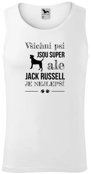 Pánské tílko Jack Russel je nejlepší
