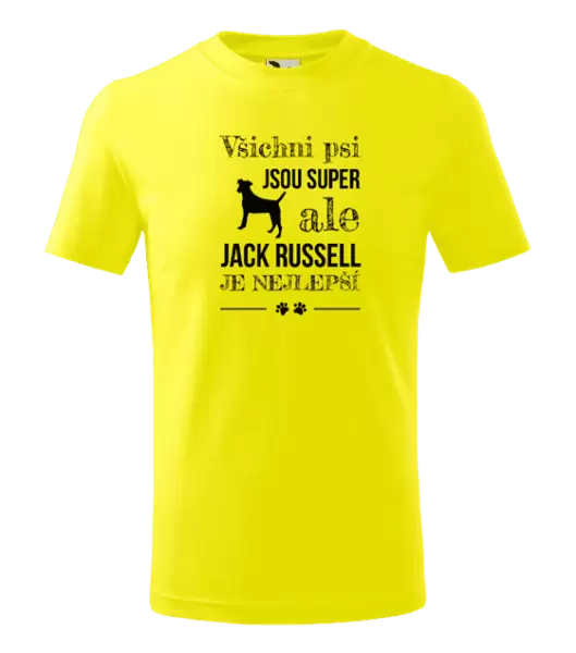 Dětské tričko Jack Russel je nejlepší