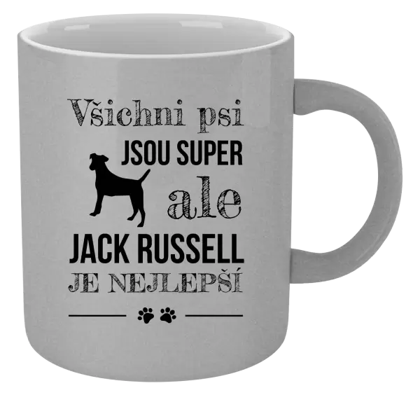 Metalický hrnek Jack Russel je nejlepší