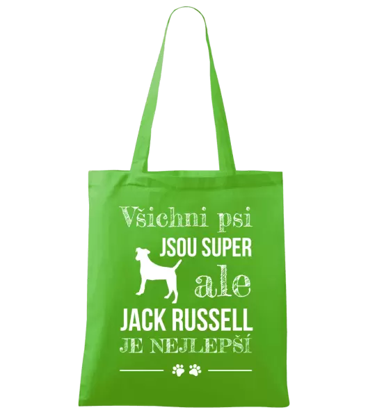 Látková taška Jack Russel je nejlepší