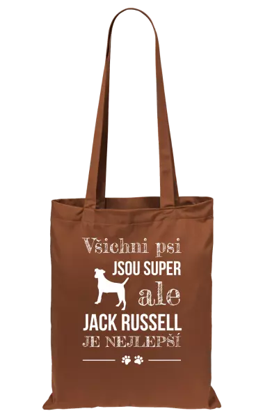 Látková taška Jack Russel je nejlepší