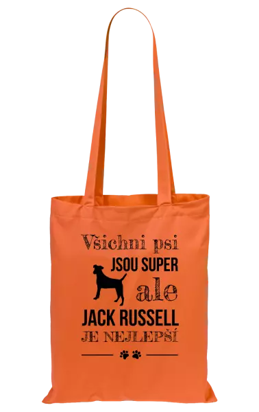 Látková taška Jack Russel je nejlepší