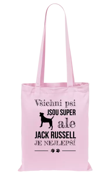 Látková taška Jack Russel je nejlepší