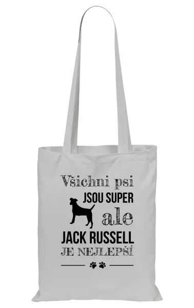 Látková taška Jack Russel je nejlepší