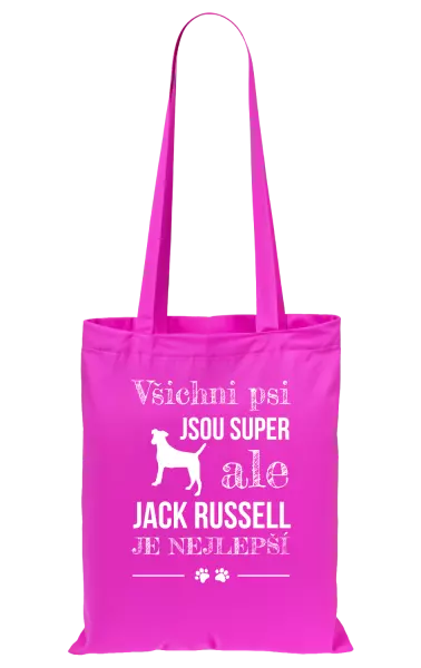 Látková taška Jack Russel je nejlepší