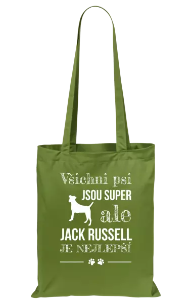 Látková taška Jack Russel je nejlepší