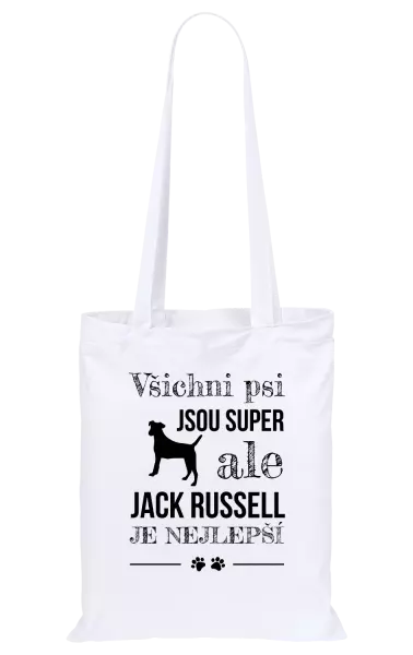 Látková taška Jack Russel je nejlepší