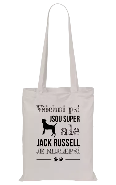 Látková taška Jack Russel je nejlepší
