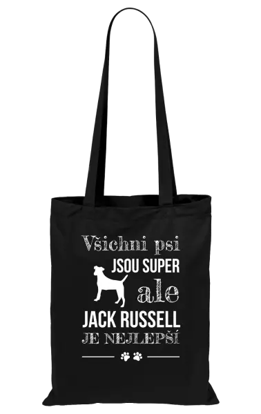 Látková taška Jack Russel je nejlepší