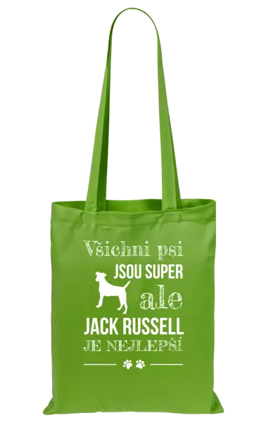 Látková taška Jack Russel je nejlepší