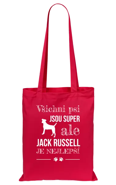 Látková taška Jack Russel je nejlepší