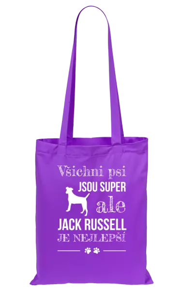 Látková taška Jack Russel je nejlepší