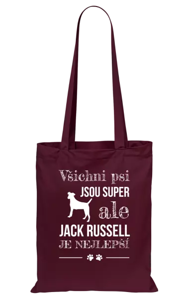 Látková taška Jack Russel je nejlepší