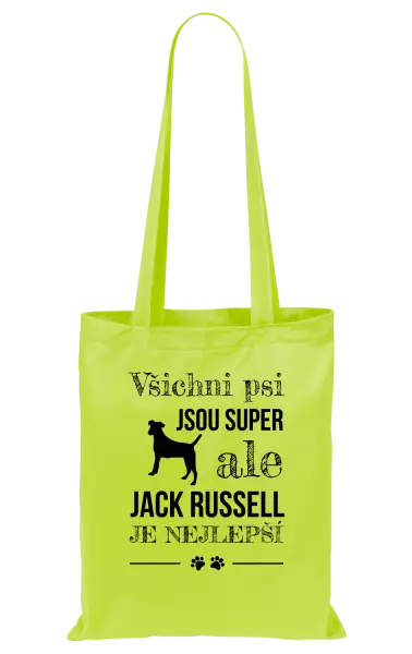 Látková taška Jack Russel je nejlepší