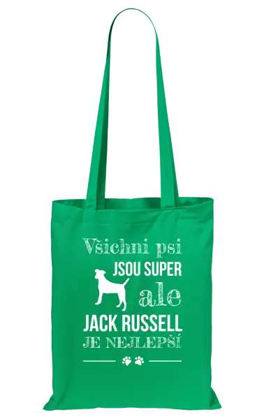Látková taška Jack Russel je nejlepší