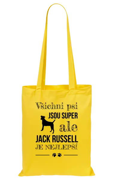 Látková taška Jack Russel je nejlepší