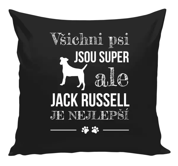 Polštář Jack Russel je nejlepší