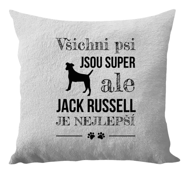 Polštář Jack Russel je nejlepší