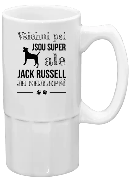 Půllitr Jack Russel je nejlepší