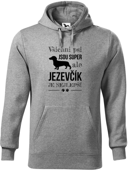 Pánská mikina Jezevčík je nejlepší