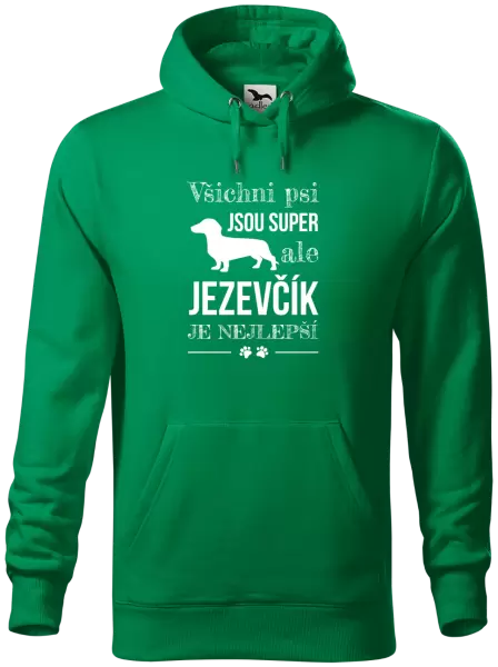 Pánská mikina Jezevčík je nejlepší