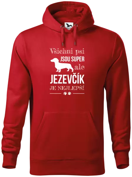 Pánská mikina Jezevčík je nejlepší