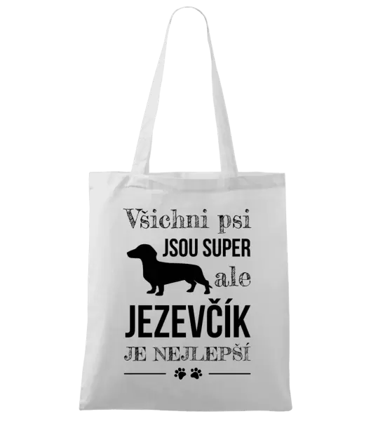 Látková taška Jezevčík je nejlepší