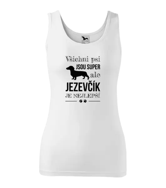 Dámské tílko Jezevčík je nejlepší