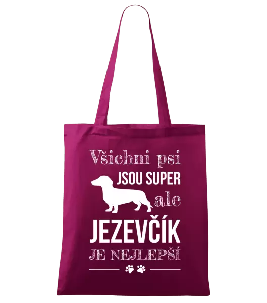 Látková taška Jezevčík je nejlepší