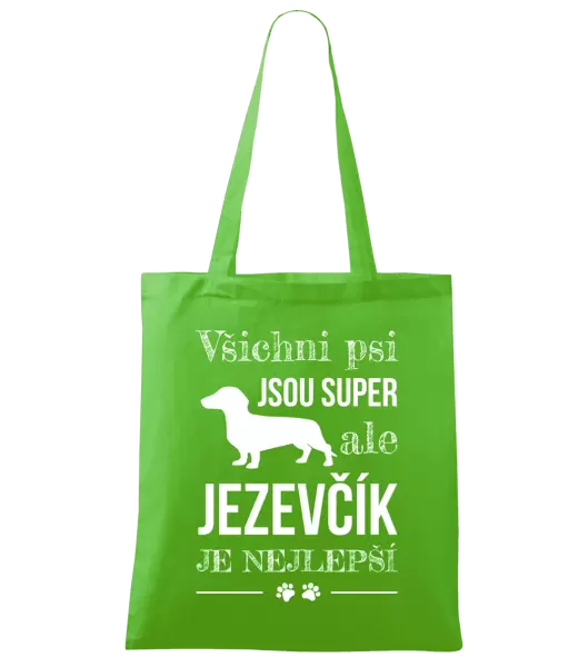 Látková taška Jezevčík je nejlepší