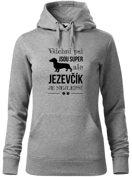 Dámská mikina Jezevčík je nejlepší