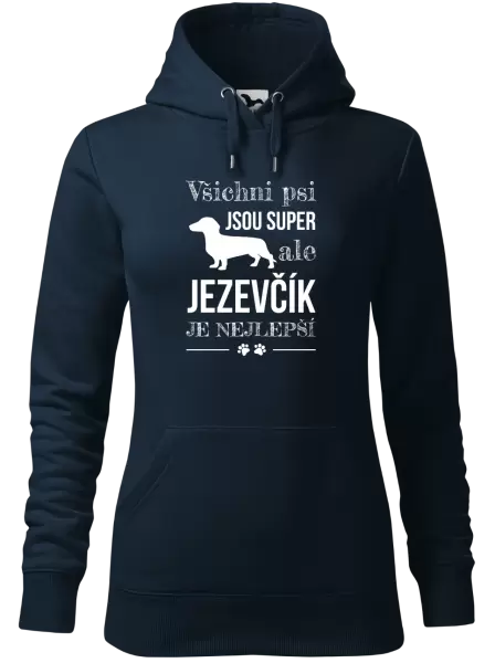 Dámská mikina Jezevčík je nejlepší