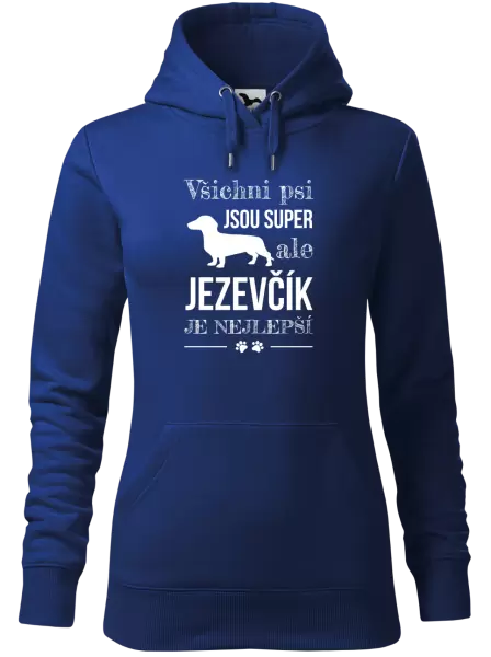 Dámská mikina Jezevčík je nejlepší