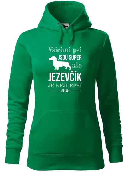 Dámská mikina Jezevčík je nejlepší