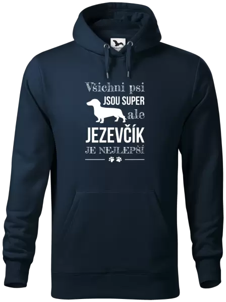 Pánská mikina Jezevčík je nejlepší